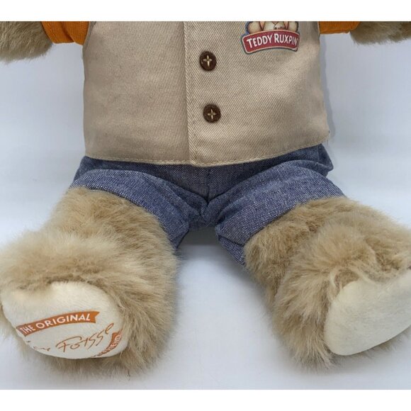 Teddy Ruxpin Plush Bear Talking Animated Story Telling Bluetooth LCD Eyes 2017 - Picture 5 of 15